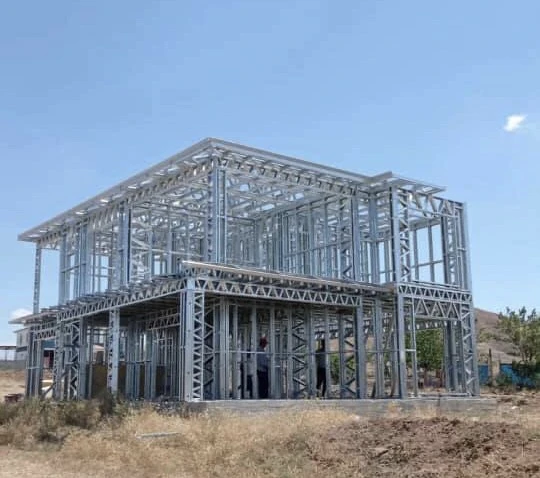 نمونه اجرای اسکلت فلزی سبک (LSF)